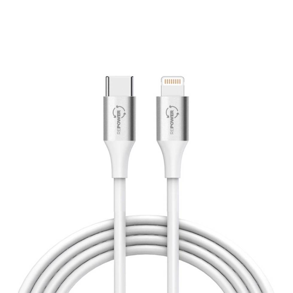 TYPE-C LIGHTINING CABLE 27W EC6 1MT REPOWER - immagine 2