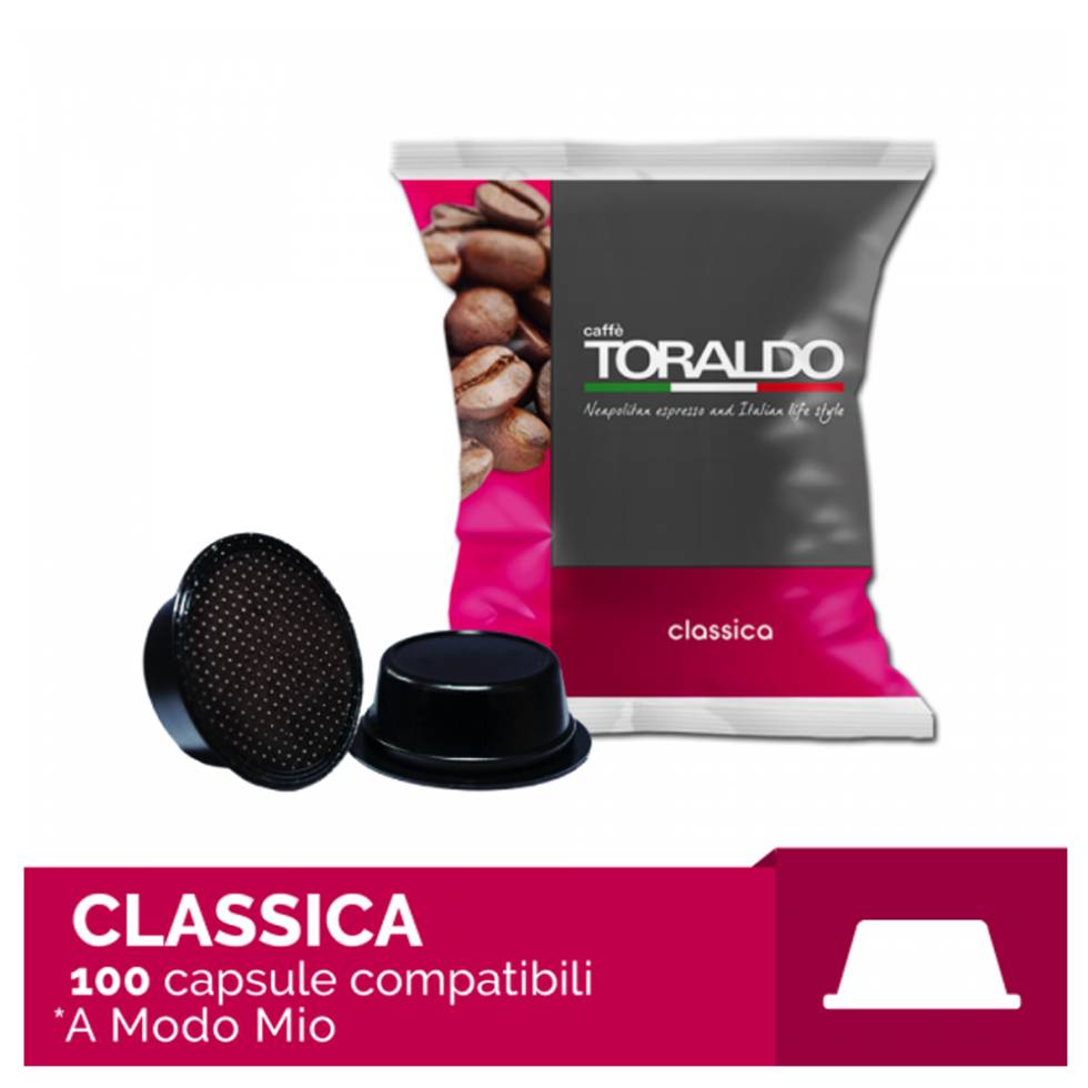 CAPSULE CAFFE' TORALDO CLASSICA A MODO MIO 100PZ
