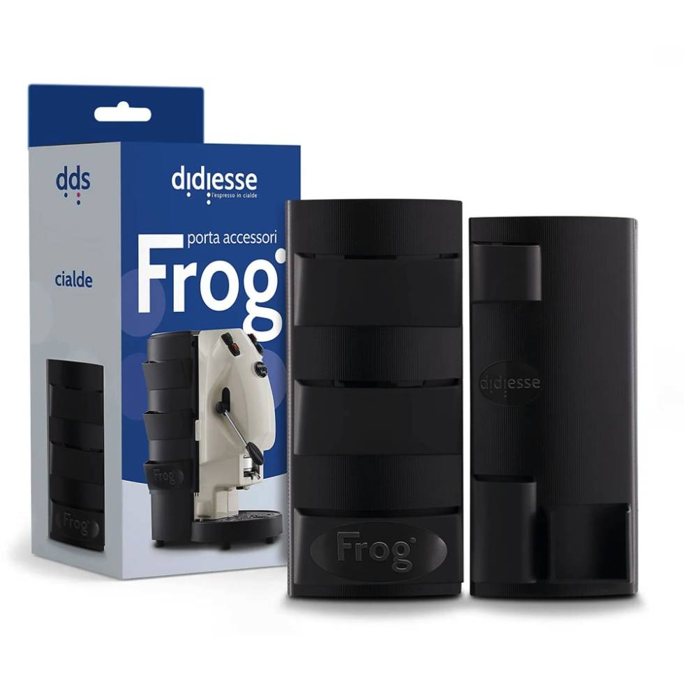 DIDIESSE KIT PORTA ACCESSORI PER MACCHINE DA CAFFE' FROG NERO - immagine 2