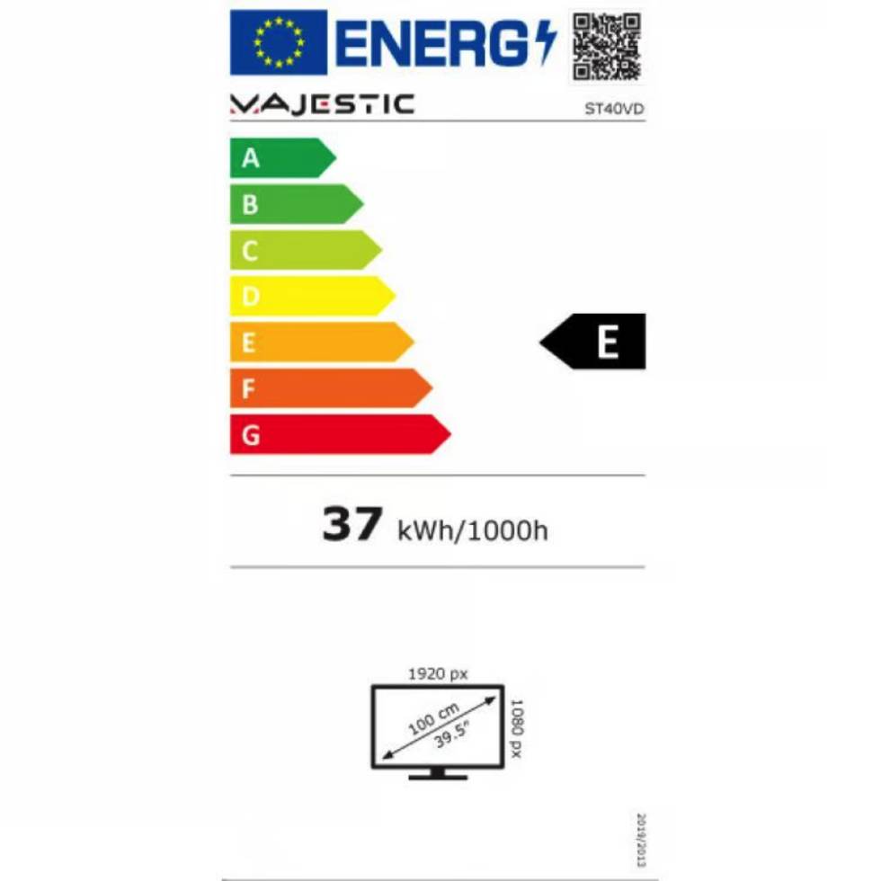 TV SMART MAJESTIC 40" FULL HD LED ST40VD BLACK - immagine 4