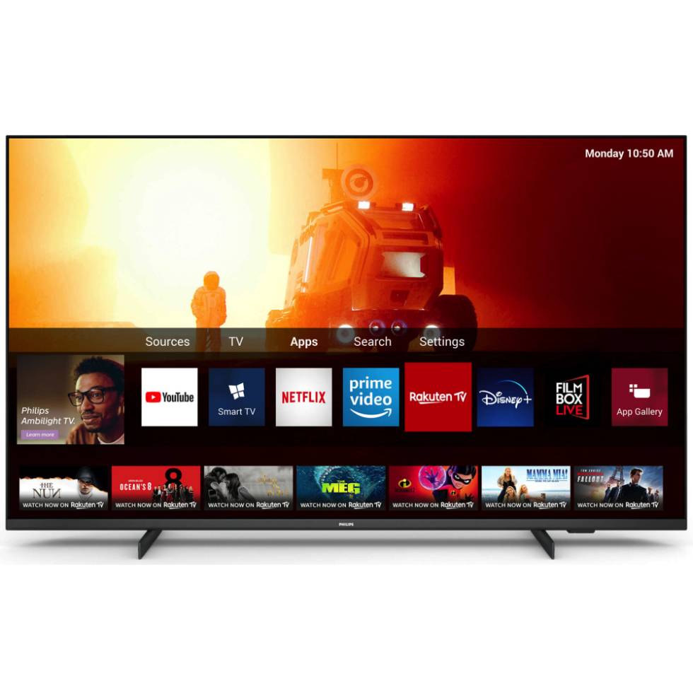 TV SMART PHILIPS 43'' LED 4K 43PUS7506/12 BLACK - immagine 3