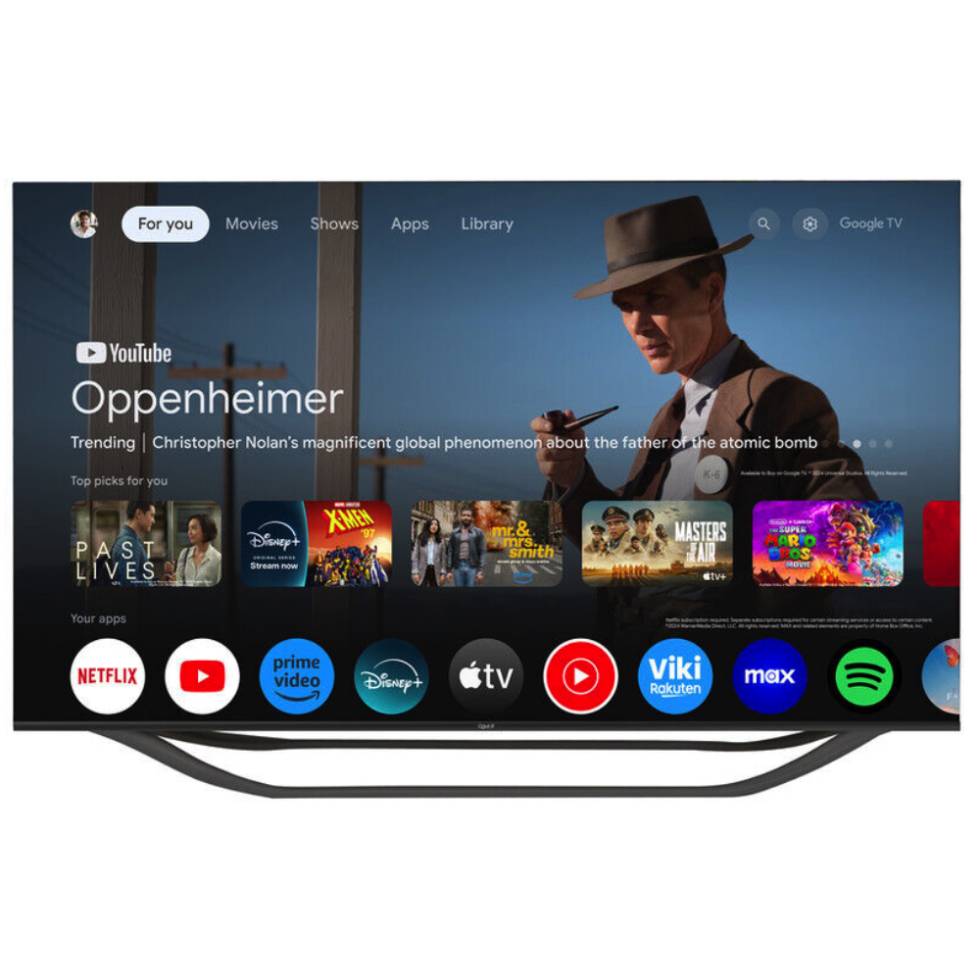 TV SMART Q.BELL GOOGLE TV 55" 4K ULTRA HD BLACK