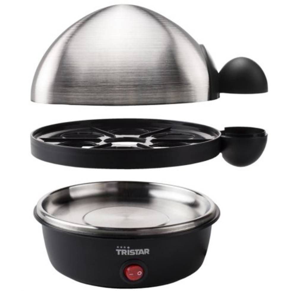 BOLLITORE PER UOVA TRISTAR EK-3076 BLACK - immagine 2