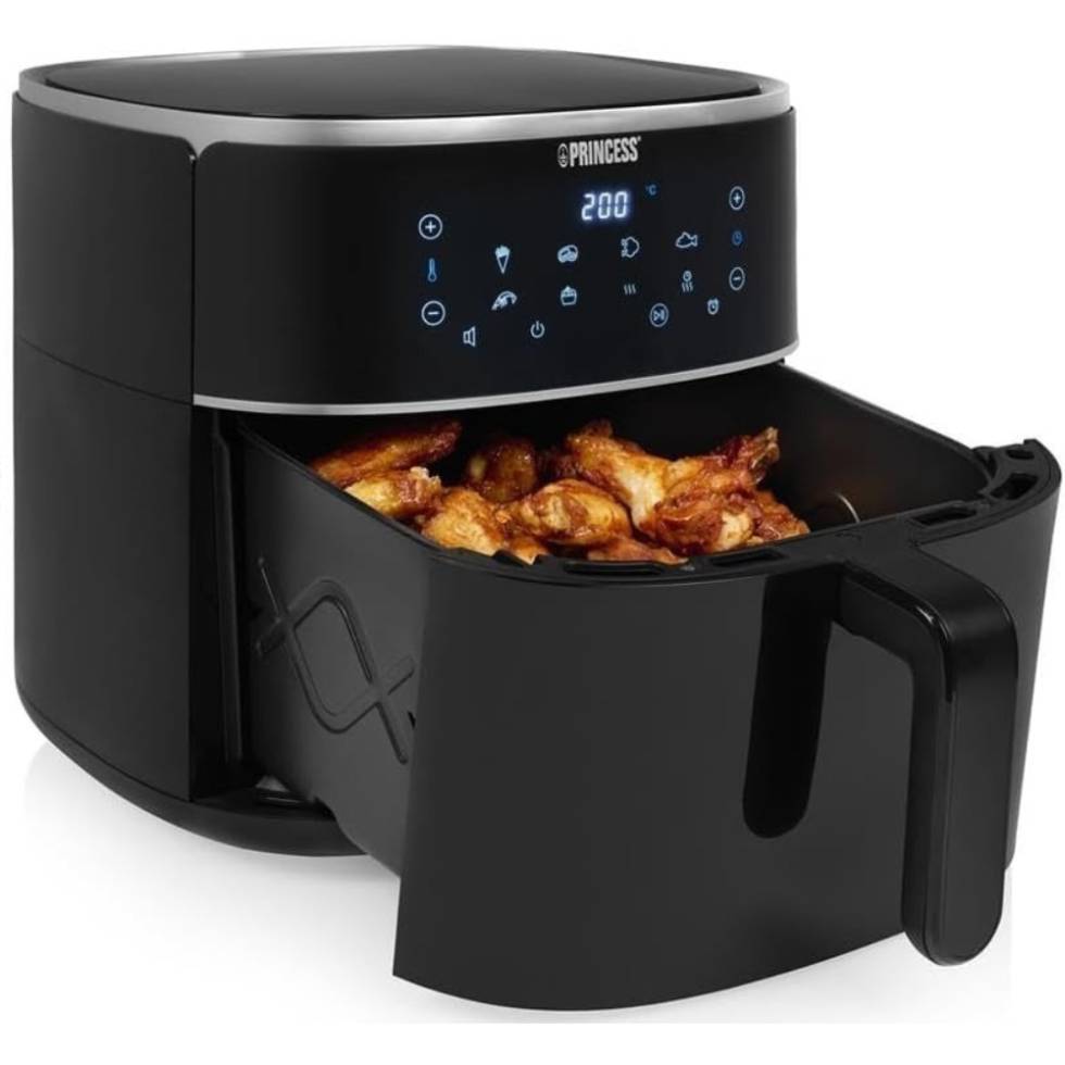 FRIGGITRICE AD ARIA PRINCESS 8L 1800W BLACK - immagine 2