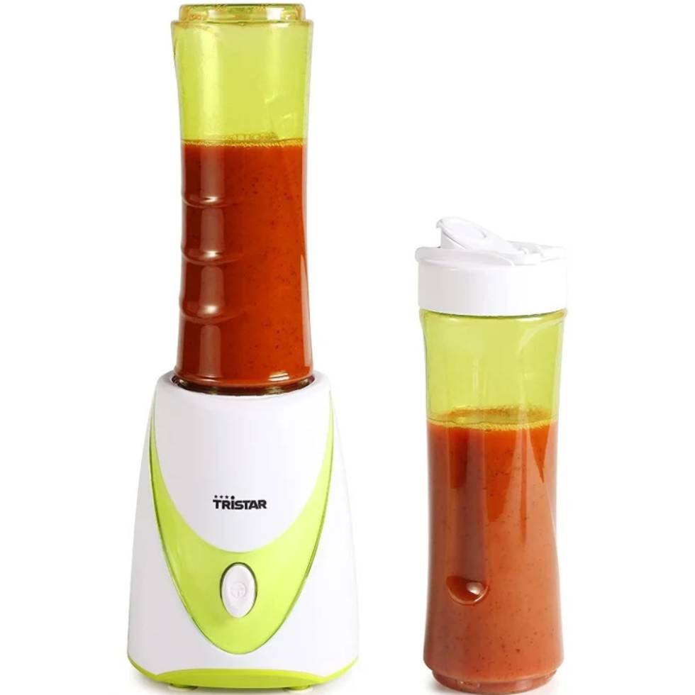 FRULLATORE TRISTAR BL-4435 BLENDER 500ML 250W WHITE/GREEN - immagine 2