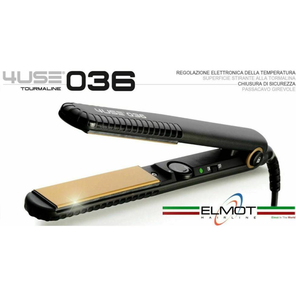 PIASTRA PER CAPELLI ELMOT 036 43W BLACK - immagine 2