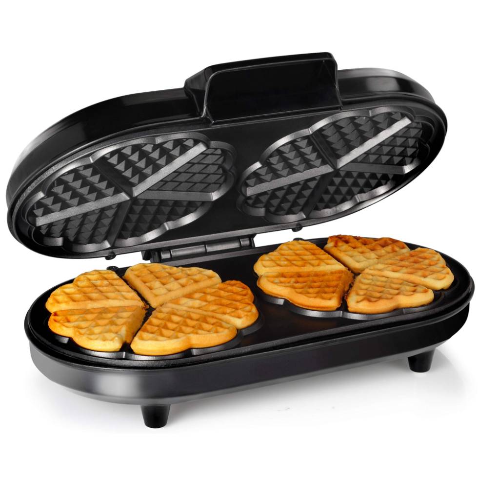 PIASTRA PER WAFFLE TRISTAR WF-2120 1200W BLACK - immagine 2