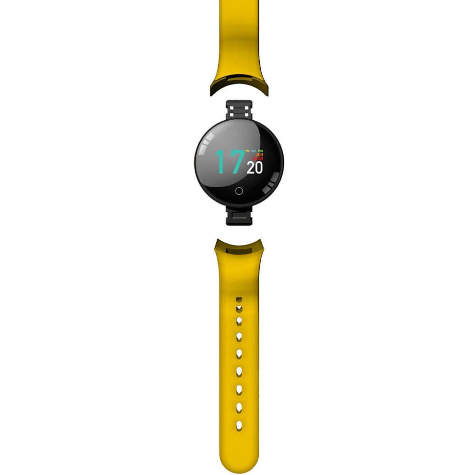 SMARTWATCH TECHMADE JOY COLOR WATERPROOF YELLOW - immagine 2