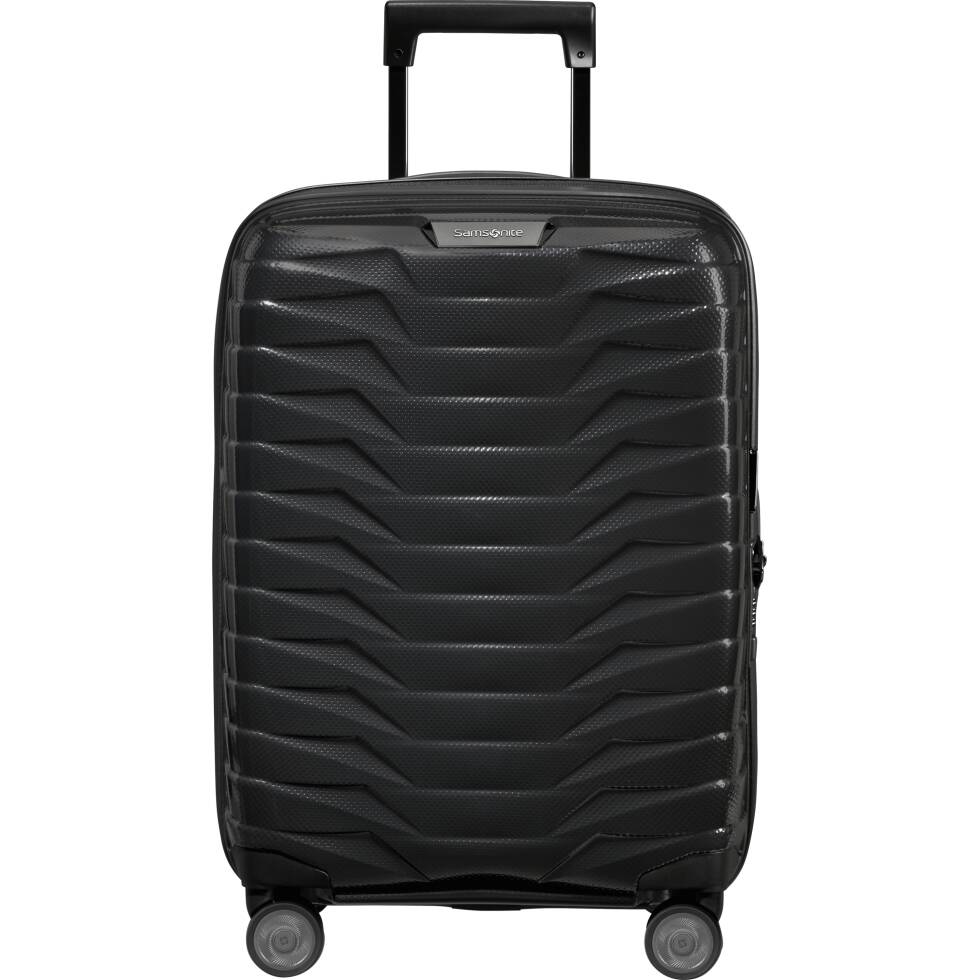 Proxis Trolley espandibile (4 ruote) 55cm Nero