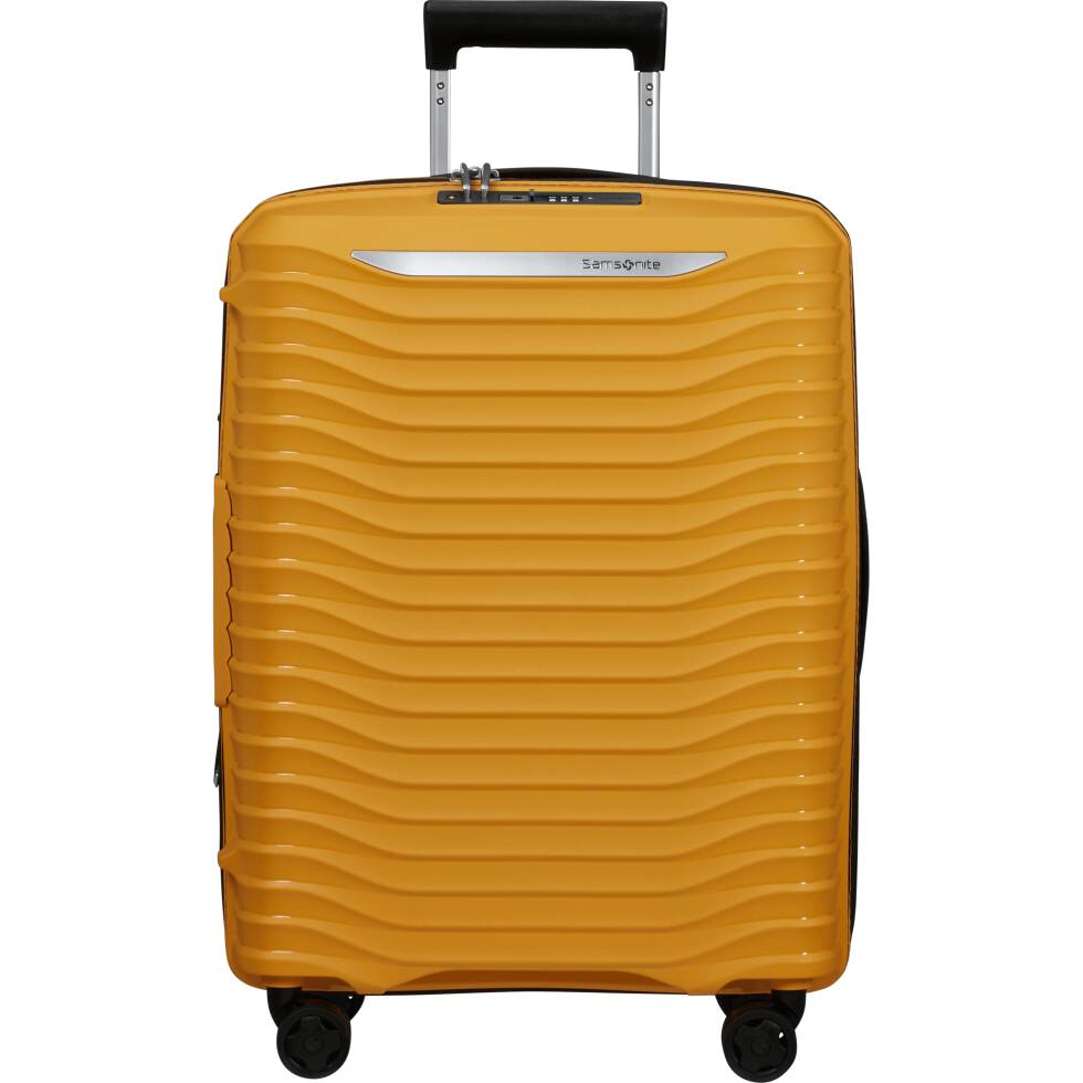 Upscape Trolley espandibile (4 ruote) 55cm Giallo
