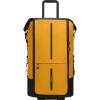 ECODIVER Borsone pieghevole con ruote 4-in-1 Giallo
