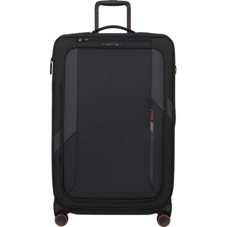 GLAZED Trolley espandibile (4 ruote) 78cm Nero