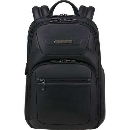 PRO-DLX LEATHER Zaino professionale 14.1" Nero
