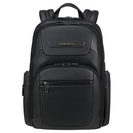 PRO-DLX LEATHER Zaino professionale 15.6" Nero
